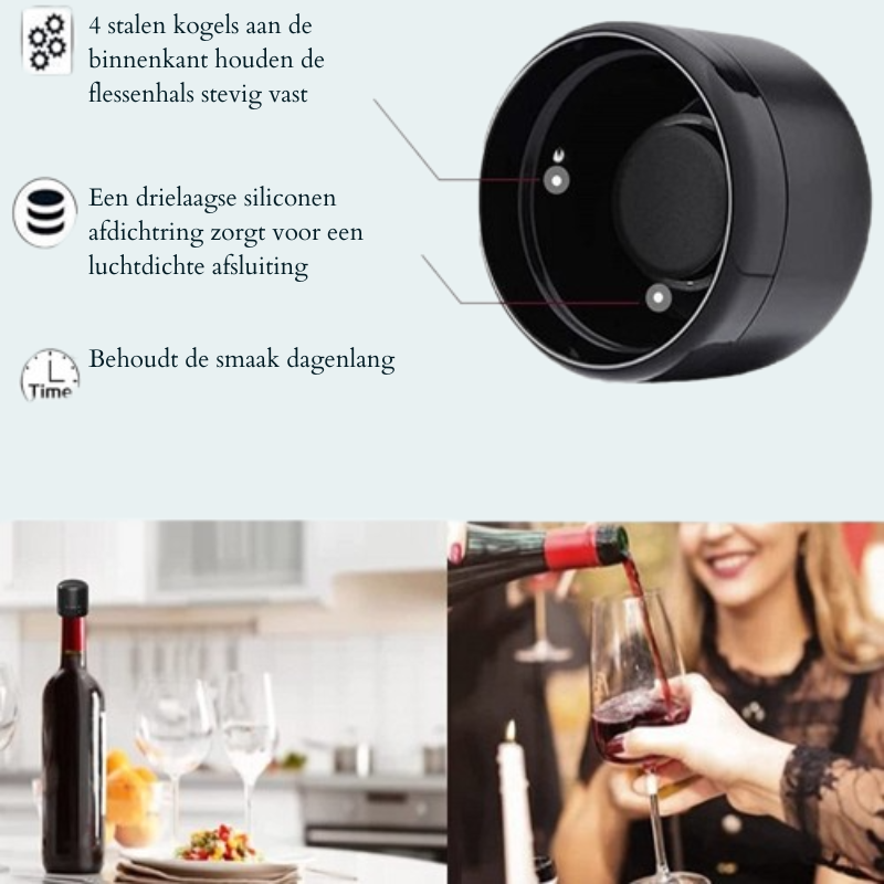 VinoFresh Vacuüm Wijnstopper